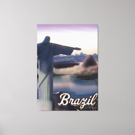 Em Tela Arte de impressão de pôster de viagem do Brasil.