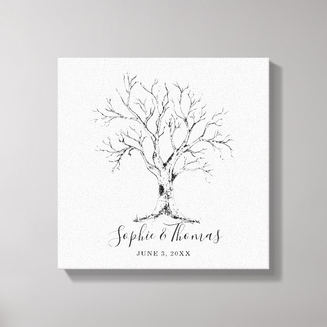 Em Tela Assinatura do livro de convidado impressão de casa (Frente)