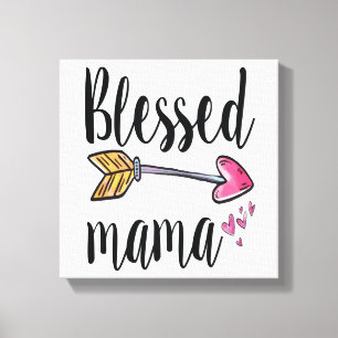 Em Tela Bendito Presente da Mama para a Impressão da Mãe C