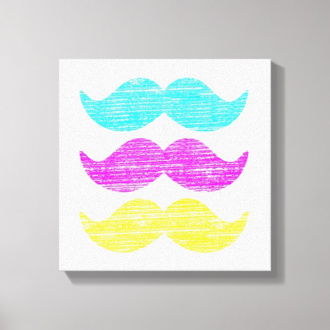 Em Tela Bigodes CMY (estilo de impressão tipográfica) (Frente)