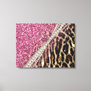 Em Tela Bonita impressão de peles de animais-leopardo-de-