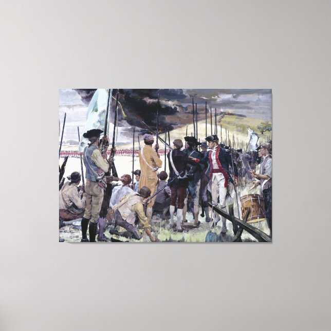 Em Tela Brancos de Olhos por Ken Riley Impressão (Frente)