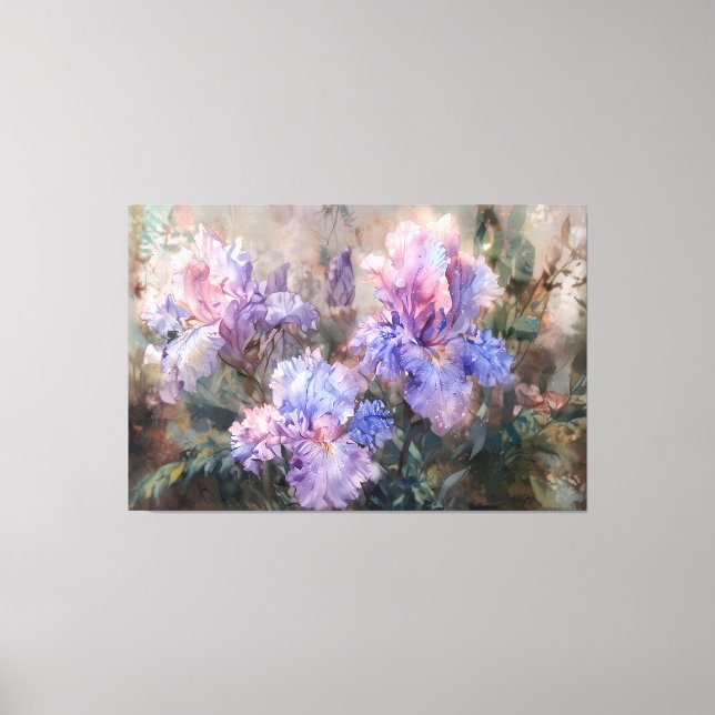 Em Tela *~* Buquê Floral TV2 Hydrangea art Impressão (Frente)