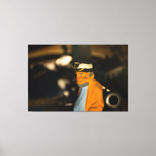 EM TELA CAPITÃO DE MAR IMPRESSÃO ENVOLVIDO 60 X 40 CANVA