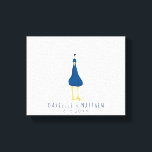 Em Tela Casamento da Cauda do Peacock de Impressão Digital<br><div class="desc">Deixe seus convidados de casamento te ajudarem a criar uma única vitória de casamento com esta divertida impressão de canvas de casamento. Apenas dê a eles um selo de tinta verde para que eles possam adicionar suas próprias impressões digitais ou digitais para ajudar a criar uma cauda para este pavão...</div>