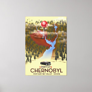 Em Tela Chernobyl, Pripyat, ucrânia Viagem impressão