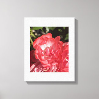 Em Tela cinza por um dia Impressão Floral Rosa