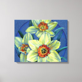 Em Tela "Daffodils - as alegrias da impressão de plástico