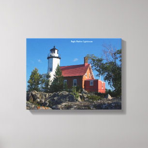 Em Tela Eagle Harbor Lighthouse impressão