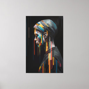 Em Tela Emoções de cicatrização - Impressão de arte Abstra