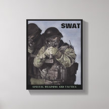 Equipe da SWAT Impressão de Polícia Original Water