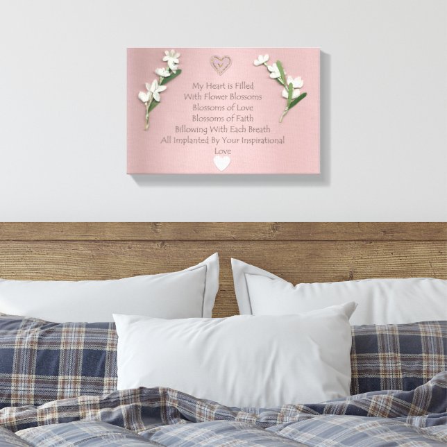 Em Tela Flor Blossomo Impressão (Insitu(Quarto))