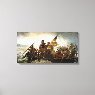 Em Tela George Washington que cruza o impressão de