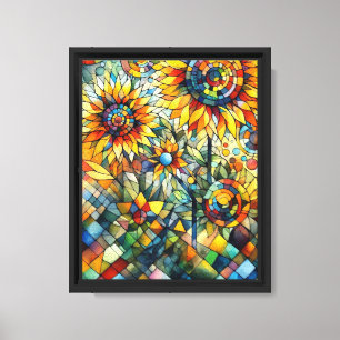 Em Tela Girassóis Vincent Van Gogh - Impressão de acrílico