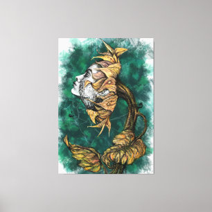 Em Tela Girassol - Surrealismo - Impressão - Pintura