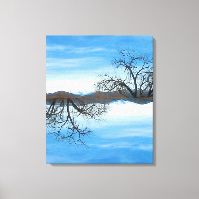 Em Tela Impressão Azul de El Abuelo Del Cielo (Frente)