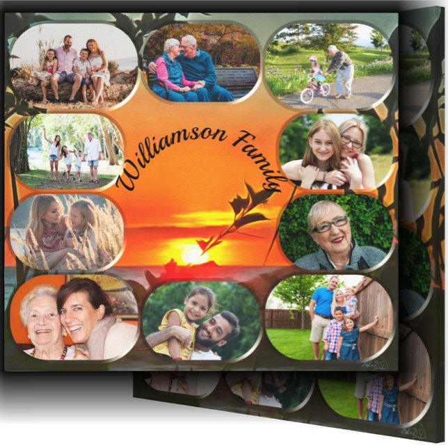 Em Tela Impressão da Colagem da Família Pitillal El Rio 20 (Criador carregado)