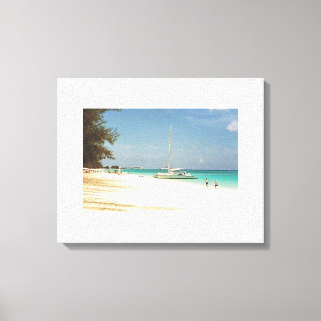 Em Tela Impressão da Ilha Grand Cayman (Frente)