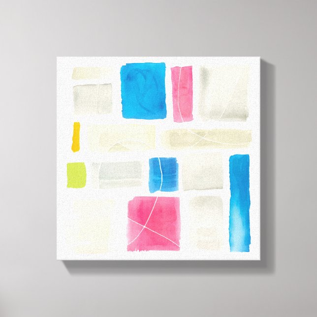 Em Tela Impressão de Abstrato Comares III | Sue Schlabach (Frente)