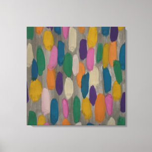 Em Tela Impressão de Abstrato de Arte do Rainha Day Brush