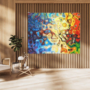 Em Tela Impressão de Abstrato de Arte Moderna de Textura I