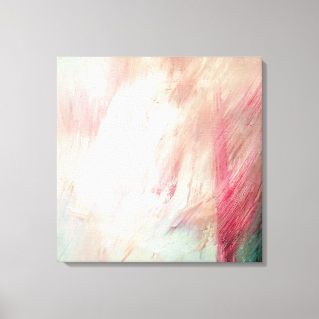 Em Tela Impressão de Abstrato do Traço do Pincel (Frente)