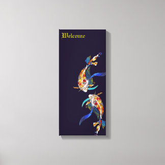 Em Tela Impressão de Amantes de Casamento Koi Japonês