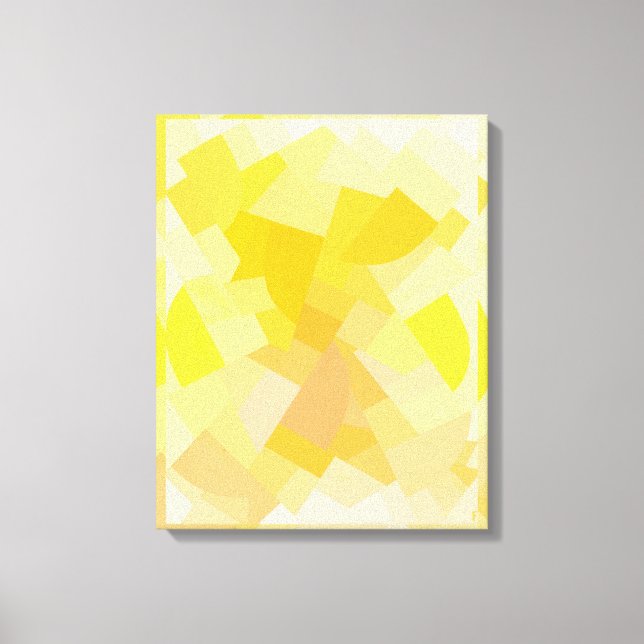 Em Tela Impressão de Arte de Canva Geométrica de Harmonia  (Frente)