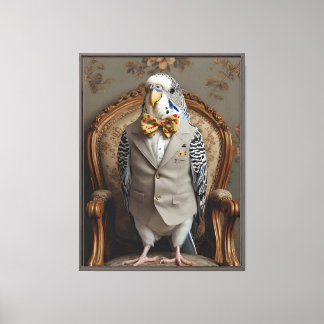 Em Tela Impressão de Arte de Papagaio Personalizada