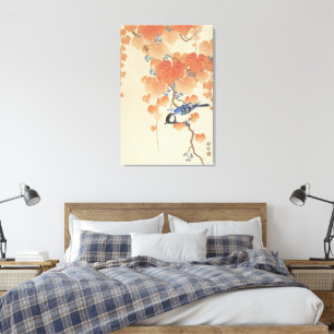 Em Tela Impressão de Arte Japonesa de Pássaros Vintage Oha