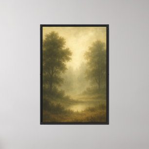 Em Tela Impressão de Arte Paisagem Sonhada de Floresta Neb