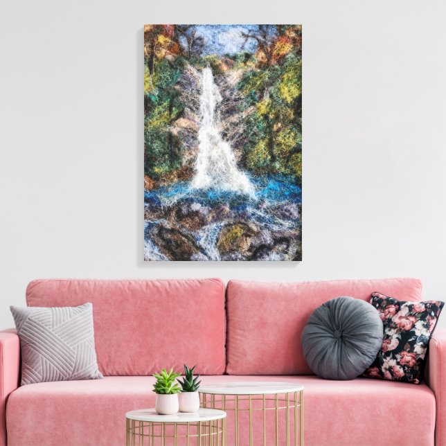 Em Tela Impressão de Arte Sensível às Agulhas (Insitu(Sala de estar))