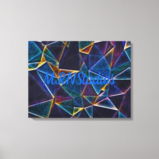 Em Tela Impressão de Bolhas Quebradas (Frente)