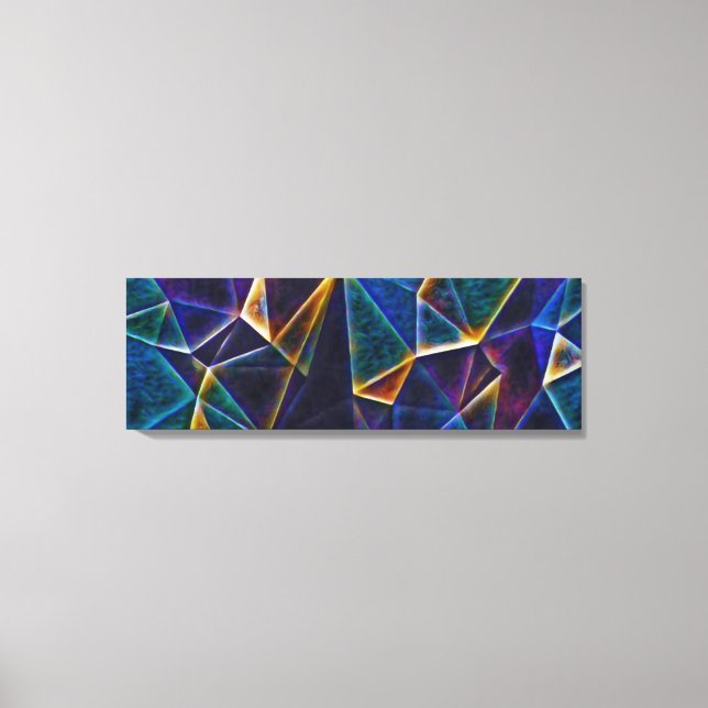 Em Tela Impressão de Bolhas Quebradas (Frente)