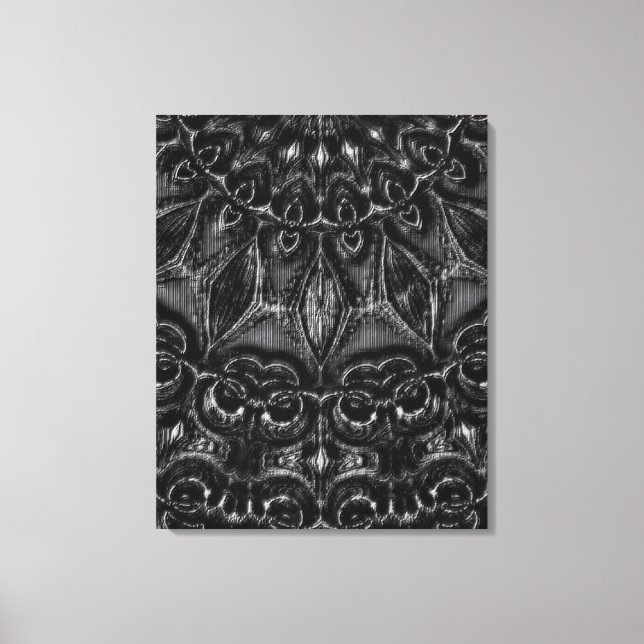 Em Tela Impressão de Carcarvão Mandala (Frente)