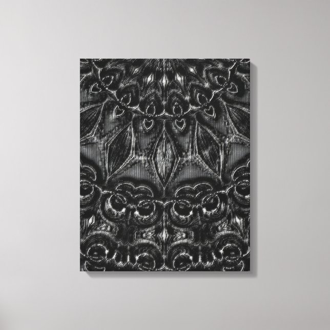 Em Tela Impressão de Carcarvão Mandala (Frente)