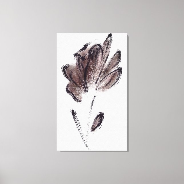 Em Tela Impressão de Cores Aquáticas Artísticas (Frente)