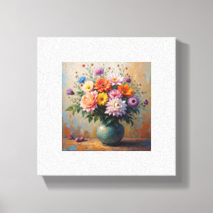 Em Tela impressão de flores