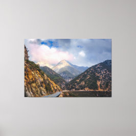 Em Tela Impressão de Foto de Estrada na Montanha | Vista C