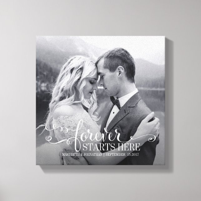 Em Tela Impressão de Foto Personalizada de Cotação de Casa (Frente)