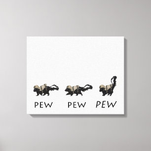 Em Tela impressão de Jaime Munt "PEW PEW"