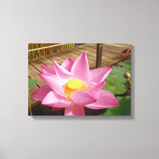 Em Tela Impressão de Lily Água (Frente)