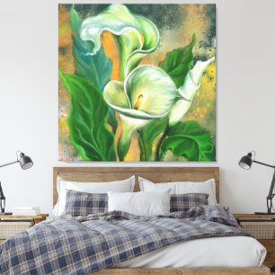 Em Tela Impressão de Lona de Lírio Calla