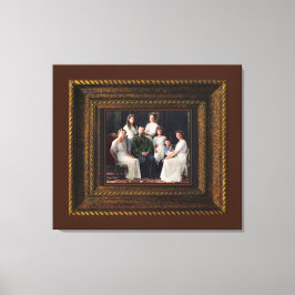 Em Tela Impressão de Mártires Reais Russos Romanov