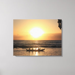 Em Tela Impressão de Peça do Havaí Sunset 3