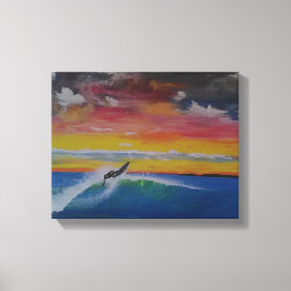 Em Tela Impressão de pintura acrílica original