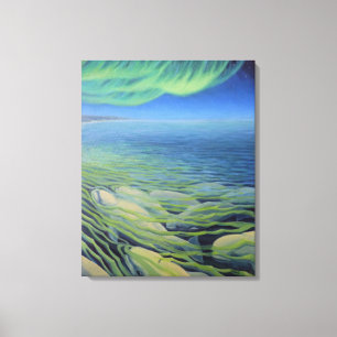 Em Tela Impressão de pintura de baleia Beluga