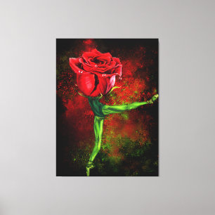 Em Tela Impressão de pintura do dançarino do Balé Ballerin