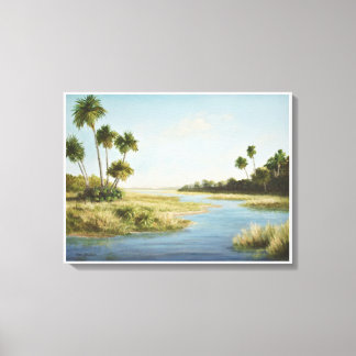 Em Tela Impressão de Pintura na Paisagem da Flórida - Zona