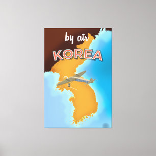 Em Tela Impressão de poster de viagens vintage de de Core